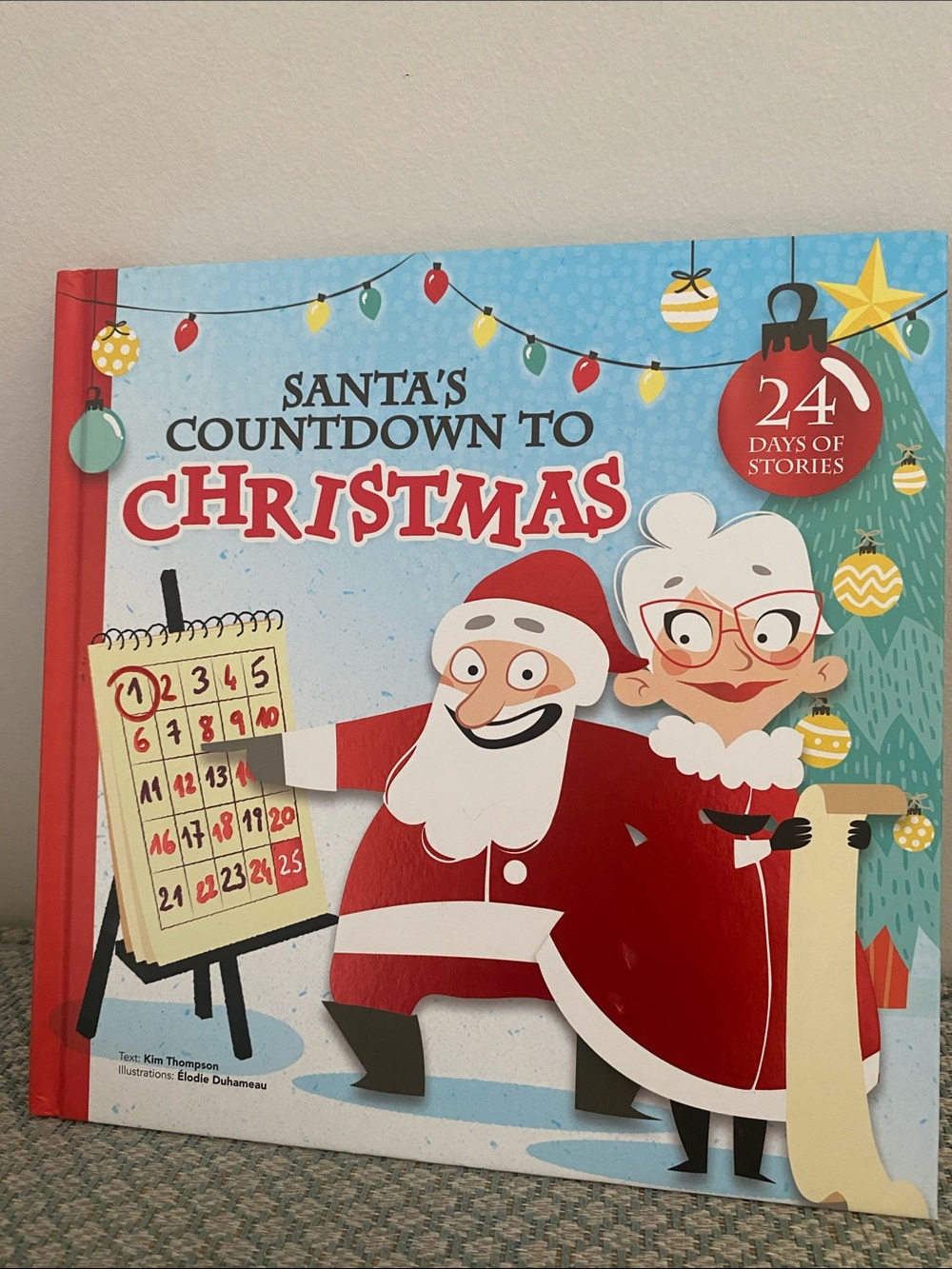 Santa’s Countdown To Christmas Storybook for kids